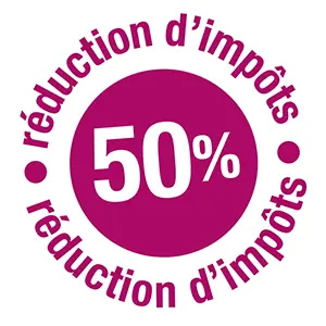 50% de réduction d'impôts